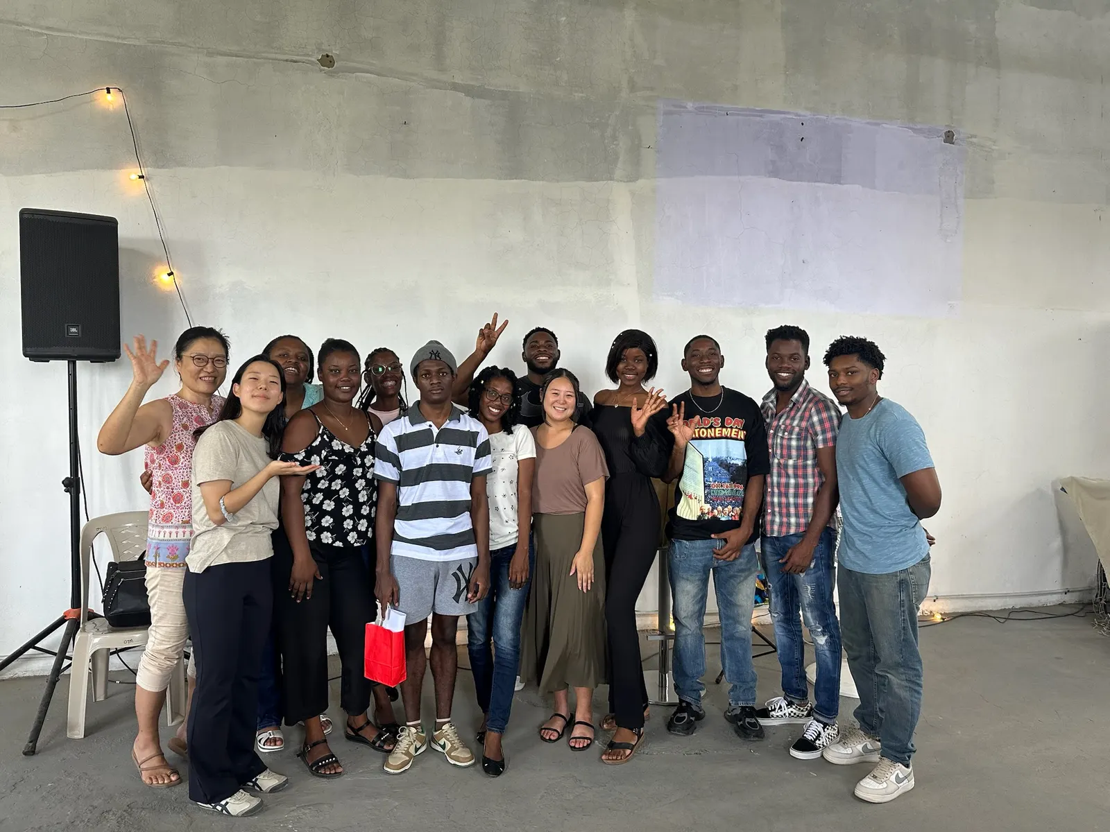 The HADA team with local partners after a training